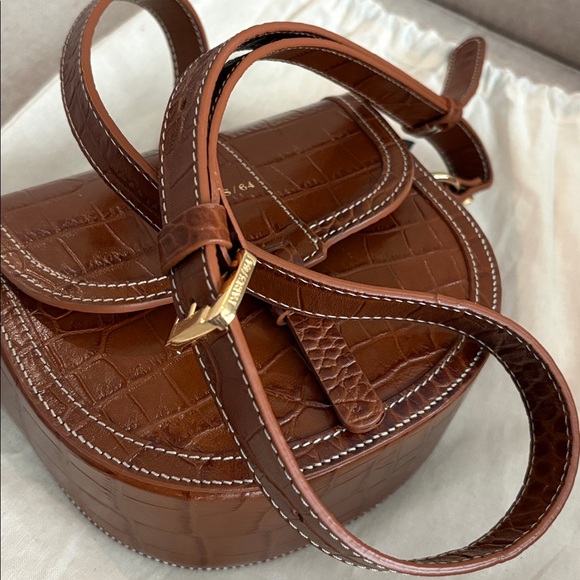 Paris/64 mini croc tressor crossbody bag - Picture 9 of 12